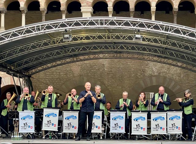 Auftritt der Rhybuebe. Foto: zVg 