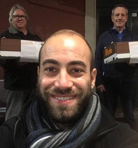 Brötliverteilaktion der CVP Bezirk Laufenburg