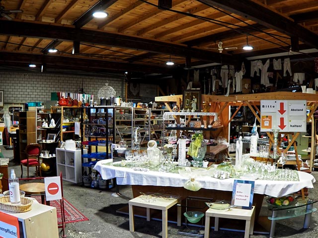 Die Brocki uff Schalle erstrahlt in neuem Licht. Foto: zVg