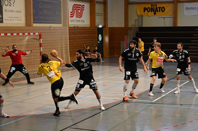 Da war mehr drin: Die Niederlage des TV Möhlin beim HB SG Stäfa war knapp und unglücklich. Foto: zVg