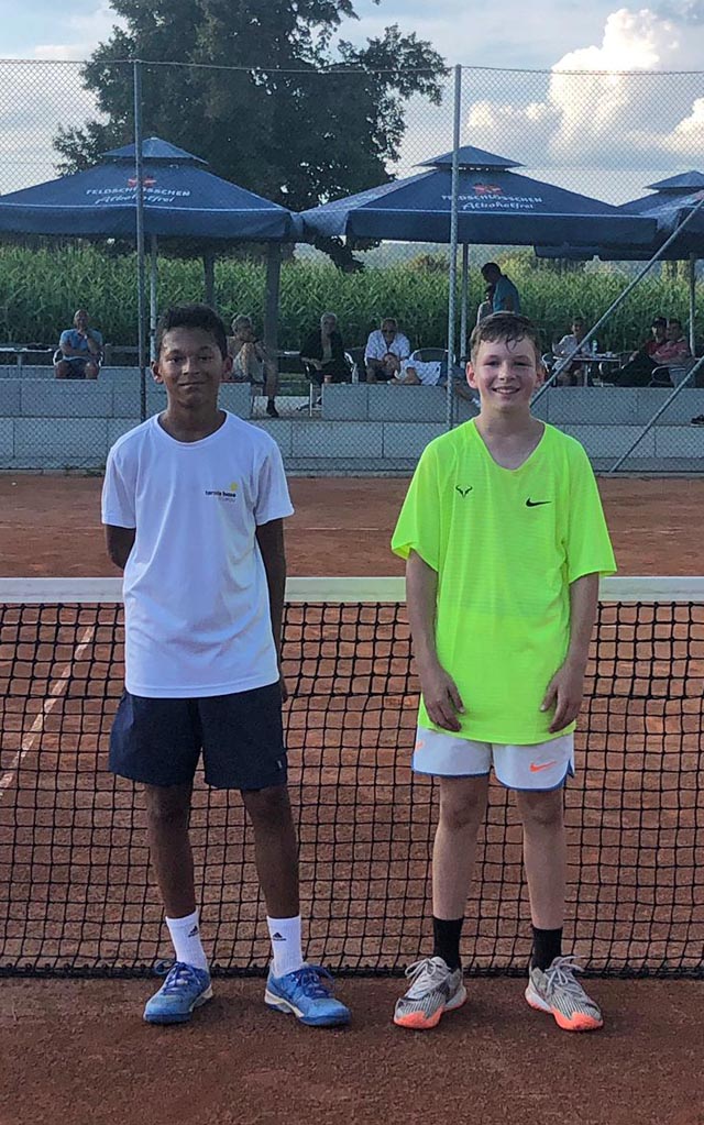 Miguel Bader-Nunez (R8, links) und Raphael Schneider (R9). Foto: zVg