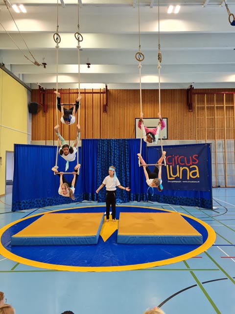 Wilde Tiere, Akrobatik und noch viel mehr gab es bei dem Zirkusprojekt zu sehen. Fotos: zVg