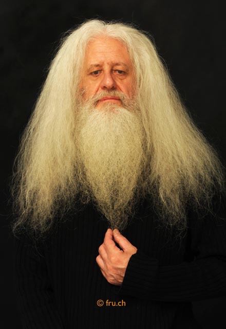 Albrecht Dürer nachempfundenes Selbstporträt von Beat Frutiger. Foto: zVg