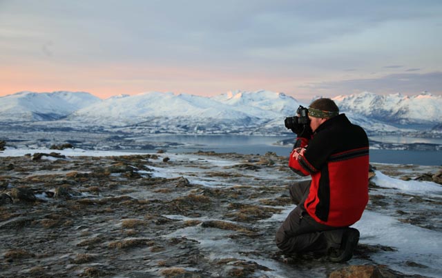 Reto Hofer beeindruckte mit seinem Vortrag über die Nordlichter. Foto: zVg