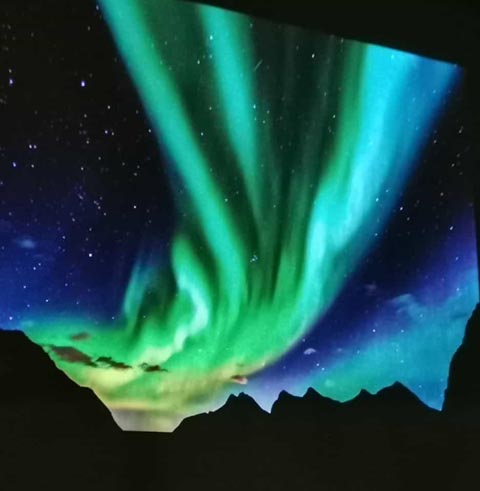 Reto Hofer beeindruckte mit seinem Vortrag über die Nordlichter. Foto: zVg