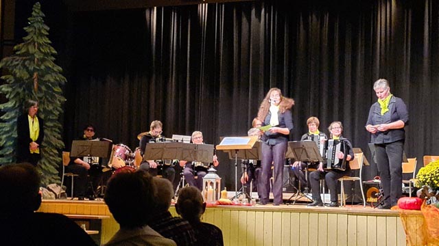 Das AOFwar Feuer und Flamme bei seinem Jahreskonzert. Foto: zVg