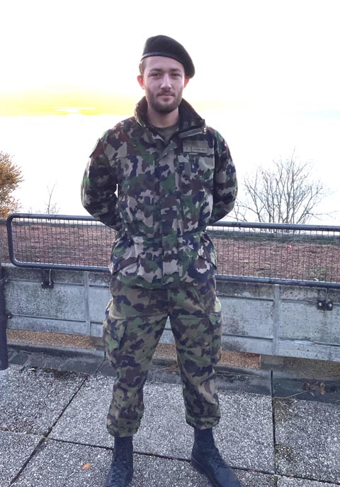 Rekrut Diller in Magglingen. Foto: zVg