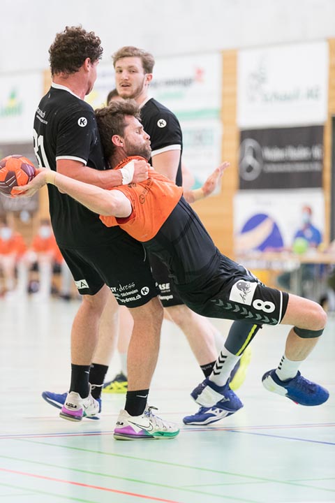 Dem TVM gelang es trotz viel Einsatz nie, die SG Yellow/Pfadi Espoirs in Gefahr zu bringen. Fotos: Michi Mahrer