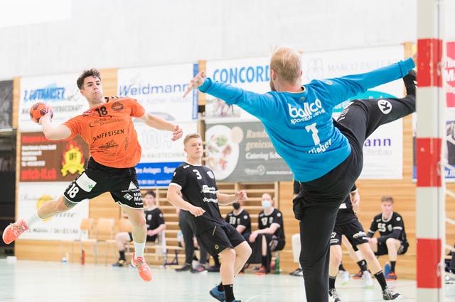 Dem TVM gelang es trotz viel Einsatz nie, die SG Yellow/Pfadi Espoirs in Gefahr zu bringen. Fotos: Michi Mahrer