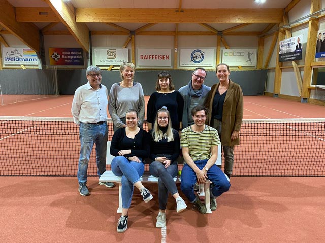 Der Vorstand des TC Möhlin. Foto: zVg