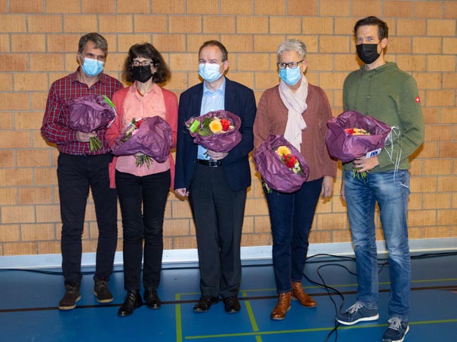 Verabschiedung der Schulpflegemitglieder. Foto Paul Gürtler