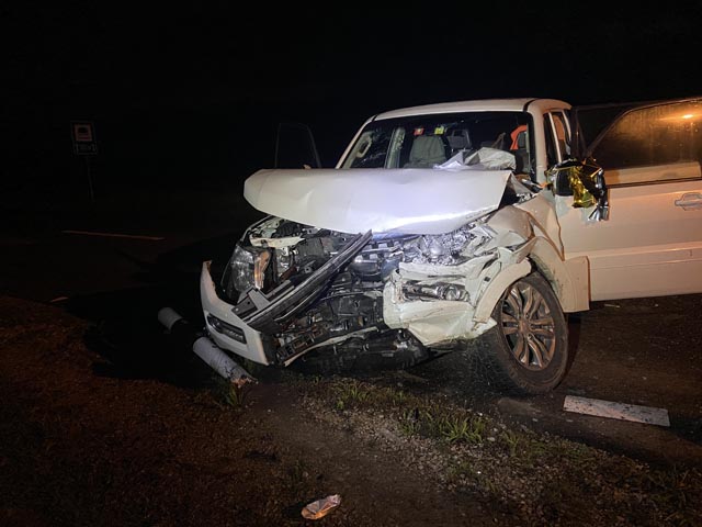 Bei der Frontalkollision wurden fünf Personen verletzt. Foto: Polizei