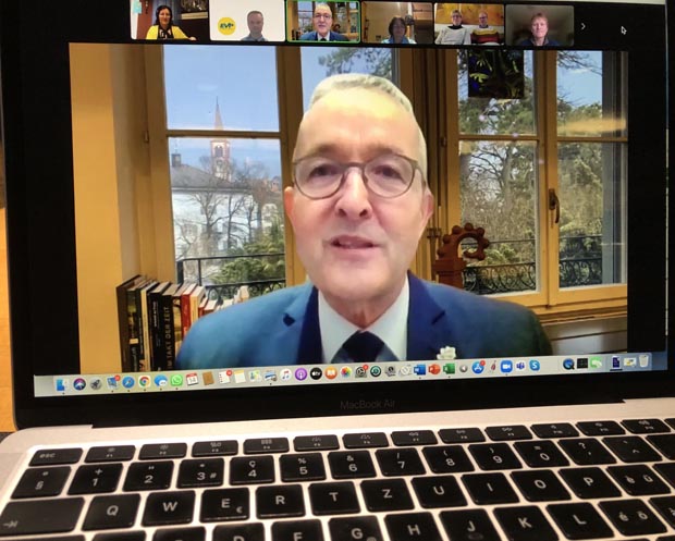 Grussworte von Regierungspräsiident Thomas Weber. Foto: zVg