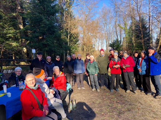 Die Wandergruppe der Pro Senectute Rheinfelden hat die Wandersaison eröffnet. Foto: zVg