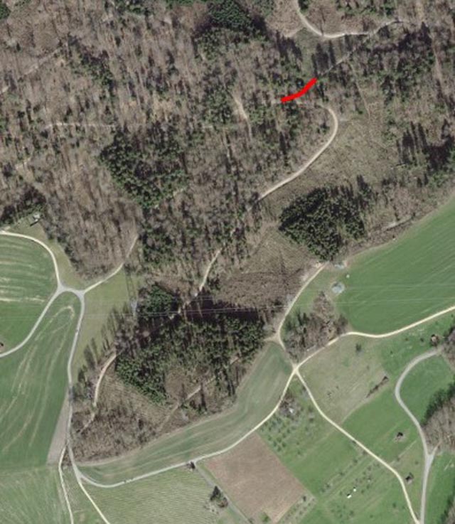 Oeschgen: Anzeige wegen illegaler Entsorgung – alte Fliesen beim Rückbau Rückeweg Wolfgarten entdeckt