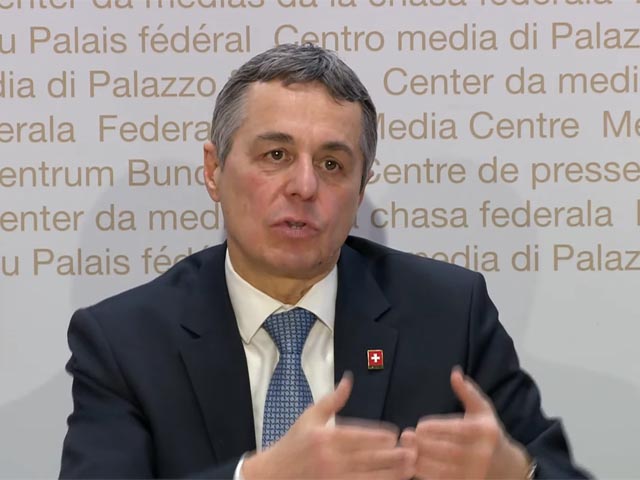 Bundespräsident Ignazio Cassis. Foto: Bildschirmfoto