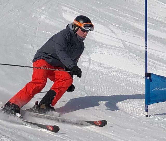 Die Skifahrer gaben beim Riesenslalom alles. Foto: zVg