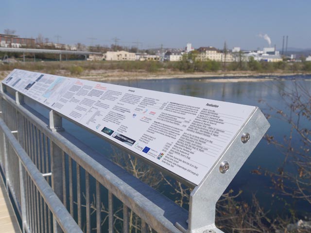 Viele Informationen gibt es für die Besucher der Brown-Nizzola-Plattform zu entdecken. Foto: Jörn Kerckhoff