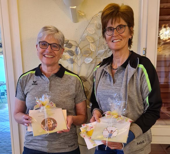 Ingrid Soder (links) und Astrid Schlienger-Huber, die abtretenden Vorstandsmitglieder. Foto: zVg