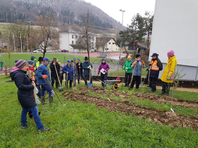Vorbesprechung der Arbeit. Foto: Benno Zimmermann