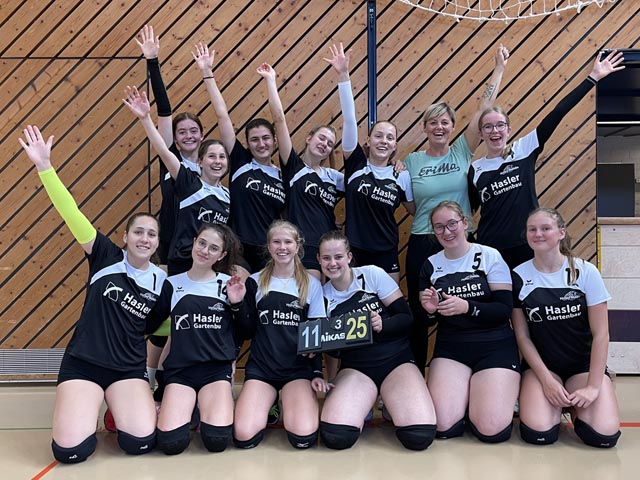 Das U23-Team von Volley Möhlin. Foto: zVg