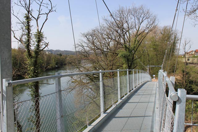 Die Hängebrücken stellen eine besondere Attraktion dar. Foto: Sonja Fasler
