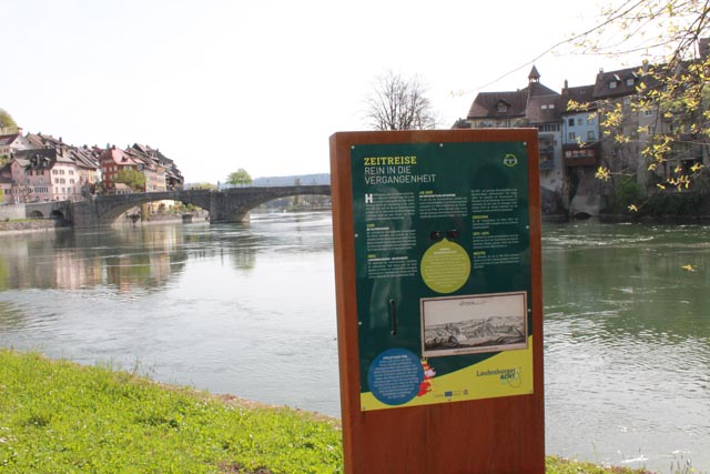 17 Stelen bieten Informationen rund um Laufenburg. Foto: Sonja Fasler