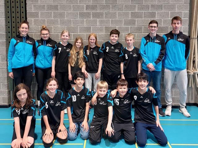 Teamfoto der VBCR-Teilnehmer an den Schweizer Meisterschaften. Foto: zVg