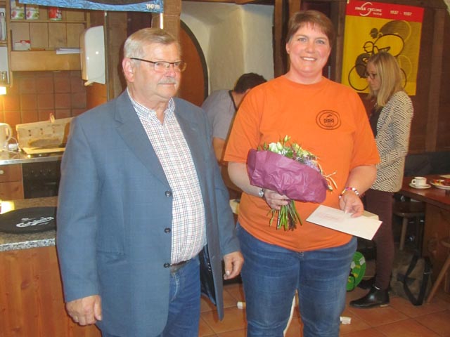 Präsidenten unter sich: Philipp Rheinegger und Nicole Gasser. Foto: zVg