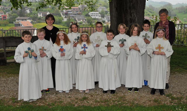 Die Erstkommunikanten aus Wittnau und Oberhof. Foto: Erich Treier