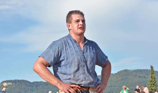 Der Freiämter Andreas Döbeli ist einer der sechs «Bösen», die am 10. Juli in Beinwil/Freiamt Siegermuni «Kümu II» erobern wollen. Foto: wr   