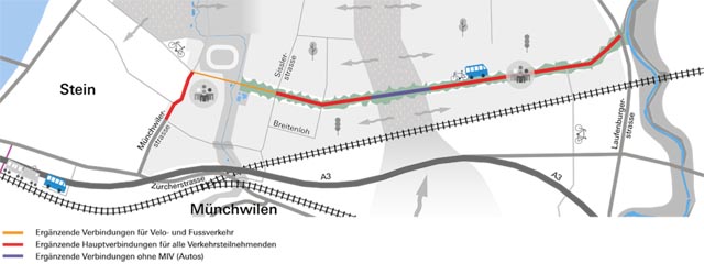 So könnte die Südspange im Sisslerfeld aussehen. Grafik: zVg