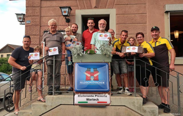 Siegergruppen des Wettkampfs unter den Dorfvereinen. Foto: zVg