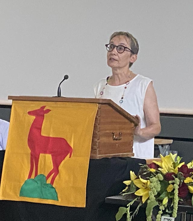 «Es kommt mir vor, als könnte ich jetzt nach einem langen Reifeprozess die Kirschen pflücken», so die engagierte Politikerin. Foto: Sonja Fasler