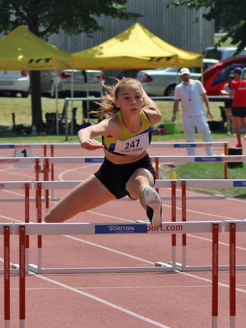 Ansturm auf Silber: Leonie Hoenke. Foto: Stefan Hoenke