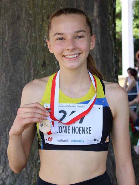 Strahlende Vize-Regionenmeisterin Leonie Hoenke. Foto: Stefan Hoenke