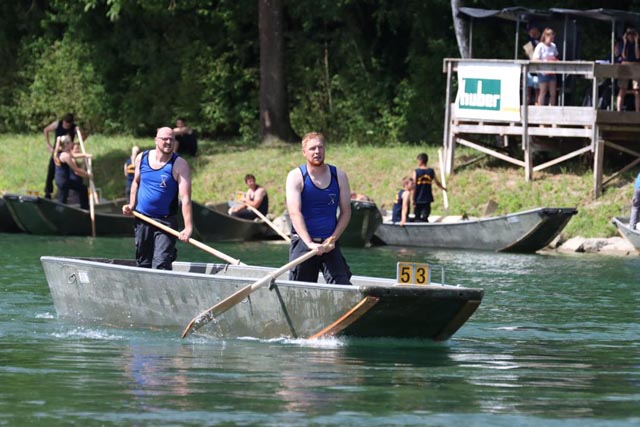 Ein weiteres erfolgreiches Wochenende haben die Pontoniere Wallbach hinter sich. Foto: zVg