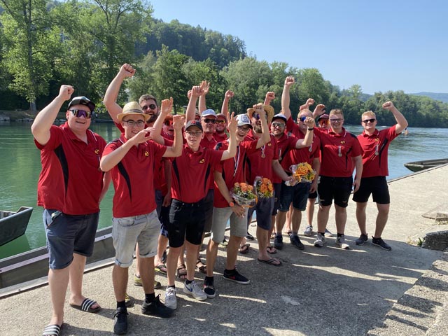 Die Mumper Pontoniere sind gewappnet fürs Eidgenössische. Foto: M. Ernst