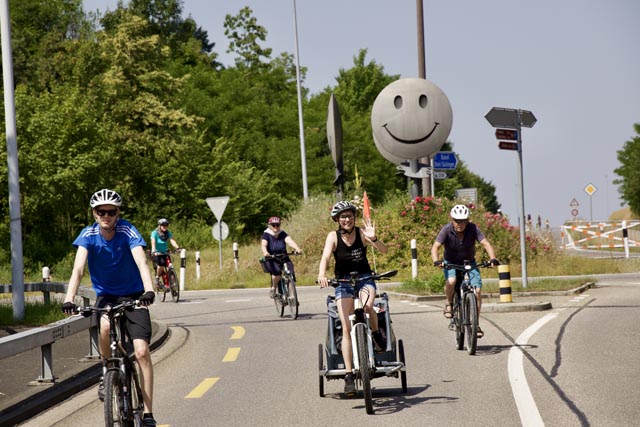 Beim Kreisel in Sisseln. Foto: zVg