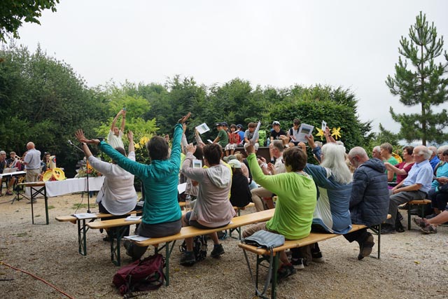 Seit zehn Jahren findet der Gottesdienst auf dem Sonnenberg statt. Foto: zVg