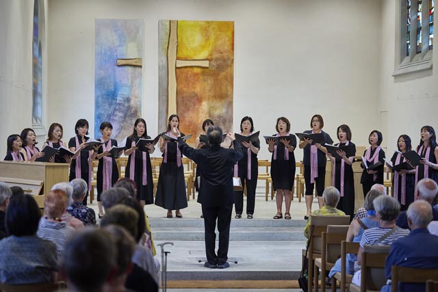 Der japanische Frauenchor. Foto: Klaus-Christian Hirte