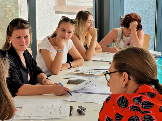 Sehr motivierte Teilnehmerinnen lernen in den Kursen des Netzwerks Asyl Aargau die deutsche Sprache. Foto: zVg