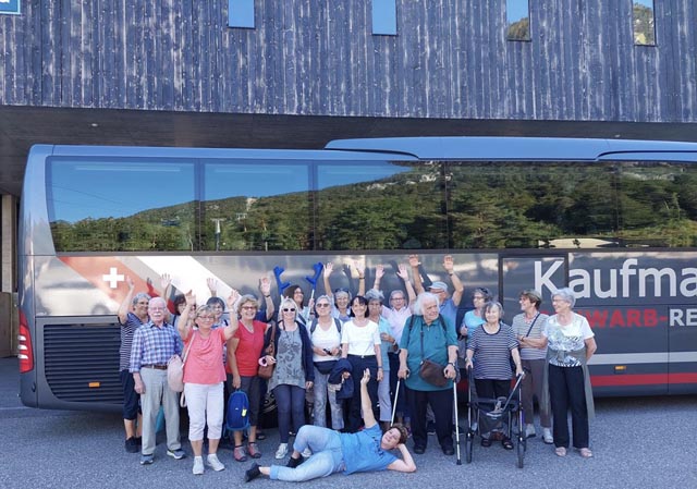 Die Reisegruppe aus Zeiningen genoss die Reise nach Solothurn. Foto: zVg