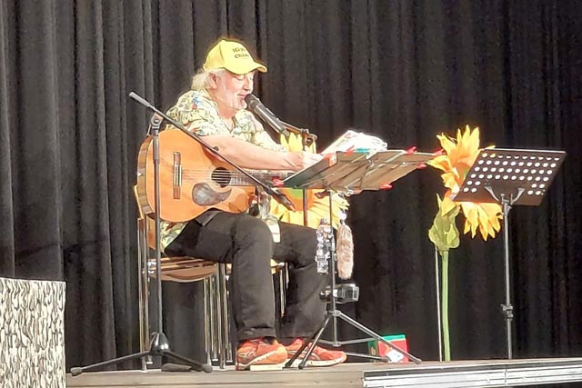 Peach Weber brachte Stein zum Lachen. Foto: zVg