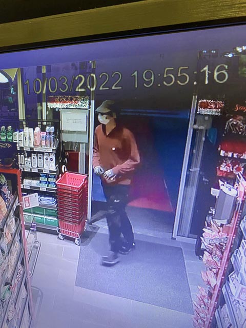 Raubüberfall auf Tankstellenshop in Pratteln. Foto: Polizei BL