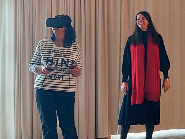 Eintauchen in virtuelle Welten. Foto: zVg