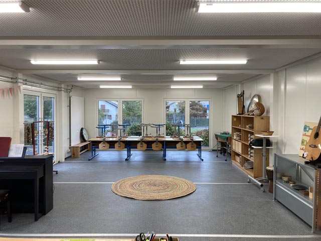 Ansicht des neu erstellten Gruppenraums. Foto: zVg