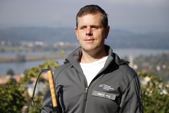 Marco Jörg hat sein eigenes Bild nie gesehen, denn er ist blind. Foto: zVg