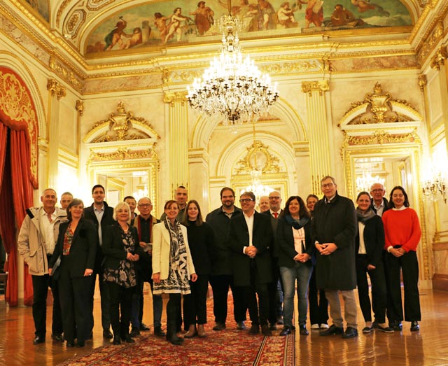 Delegation der Regio Basiliensis in Paris. Foto: zVg