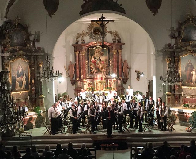 Kirchenkonzert der Musikgesellschaft Zeiningen. Foto: zVg